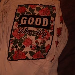 Good vibes long sleeve tshirt